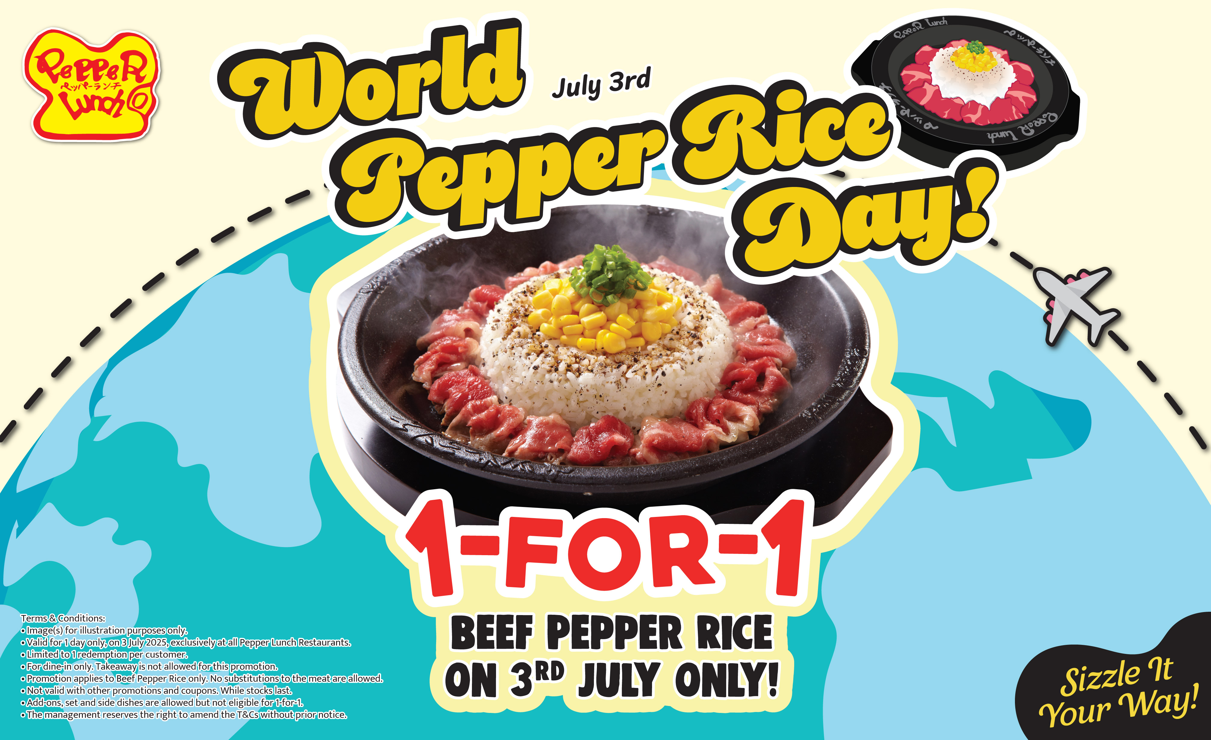 [Pepper Lunch] World Pepper Rice Day